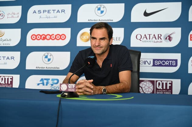 Qatar Exxon Mobil Open 2021 ATP, Tennis Herren Media Day Roger Federer , Switzerland