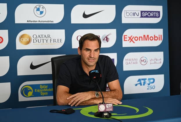 Qatar Exxon Mobil Open 2021 ATP, Tennis Herren Media Day Roger Federer , Switzerland