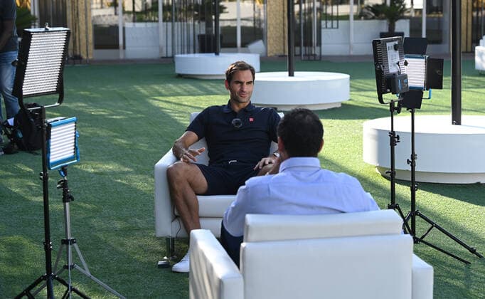 Qatar Exxon Mobil Open 2021 ATP, Tennis Herren Media Day Roger Federer , Switzerland