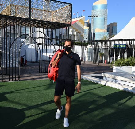 Qatar Exxon Mobil Open 2021 ATP, Tennis Herren Media Day Roger Federer , Switzerland