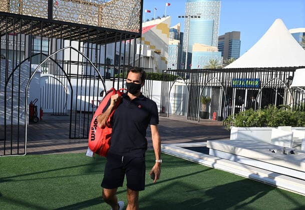 Qatar Exxon Mobil Open 2021 ATP, Tennis Herren Media Day Roger Federer , Switzerland