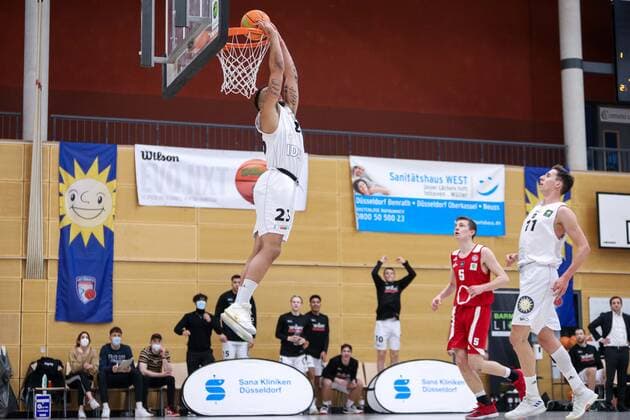 2. Basketball Bundesliga ProB ART Giants Duesseldorf gegen RheinStars Koeln, 07.03.2021 Quadre Lollis ( 4 ART Giants Duesseldorf); 2. Basketball Bundesliga ProB ART Giants Duesseldorf gegen RheinStars Koeln am 07.03.2021, Duesseldorf. Copyright: xBEAUTIFULxSPORTS KennyxBeelex