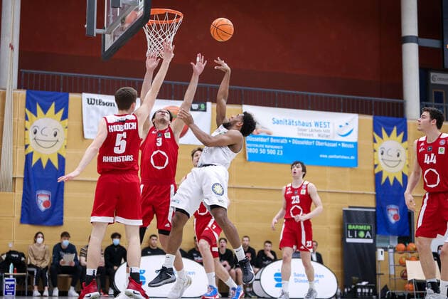2. Basketball Bundesliga ProB ART Giants Duesseldorf gegen RheinStars Koeln, 07.03.2021 Quadre Lollis ( 4 ART Giants Duesseldorf); 2. Basketball Bundesliga ProB ART Giants Duesseldorf gegen RheinStars Koeln am 07.03.2021, Duesseldorf. Copyright: xBEAUTIFULxSPORTS KennyxBeelex