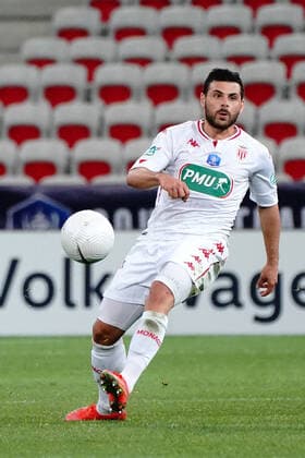 Kevin Volland (AS Monaco) FOOTBALL : OGC Nice vs AS Monaco - 16 eme de finale de coupe de France - Nice - 08 03 2021 NorbertScanella PanoramiC 