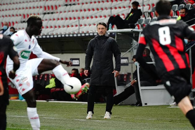 Niko Kovac (entraineur de l AS Monaco) FOOTBALL : OGC Nice vs AS Monaco - 16 eme de finale de coupe de France - Nice - 08 03 2021 NorbertScanella PanoramiC 