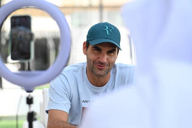 Sport Bilder des Tages Tennis, ATP-Turnier in Doha, Roger Federer Qatar Exxon Mobil Open 2021 Roger Federer , Switzerland