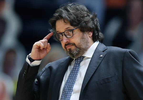 Sport Bilder des Tages Headcoach Andrea Trinchieri (FC Bayern Muenchen)