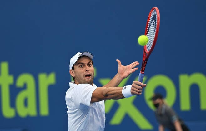 Qatar Exxon Mobil Open 2021 Aslan Karatsev , Russia