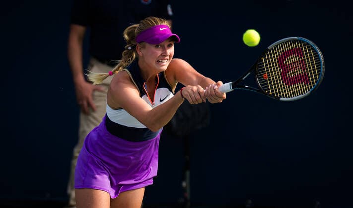 March 10, 2021, DUBAI, UNITED ARAB EMIRATES: ANASTASIA POTAPOVA of Russia in action during her third-round match at the 2021 Dubai Duty Free Tennis Championships WTA, Tennis Damen 1000 tournament against B. Bencic of Switzerland. Potapova won 6:1, 2:6, 7:5. DUBAI UNITED ARAB EMIRATES - ZUMAa181 20210310_zaa_a181_071 Copyright: xRobxPrangex