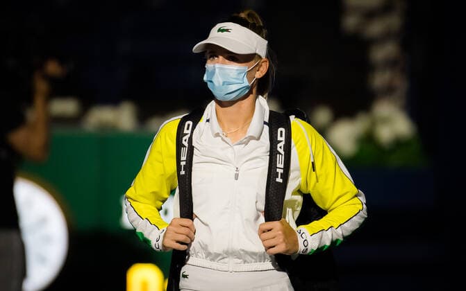 March 11, 2021, DUBAI, UNITED ARAB EMIRATES: Jil Teichmann of Switzerland in action during the quarter-final at the 2021 Dubai Duty Free Tennis Championships WTA, Tennis Damen 1000 tournament against Cori Gauff of the United States DUBAI UNITED ARAB EMIRATES - ZUMAa181 20210311_zaa_a181_102 Copyright: xRobxPrangex