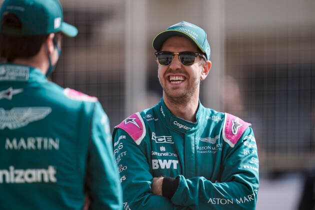 Sport Themen der Woche KW10 March 12, 2021, Sakhir, Bahrain: SEBASTIAN VETTEL of Germany and Aston Martin F1 Team is seen at a photoshoot at the 2021 FIA Formula 1 Pre-Season tests at Bahrain International Circuit in Sakhir, Bahrain. Sakhir Bahrain - ZUMAg147 20210312_zap_g147_022 Copyright: xJamesxGasperottix