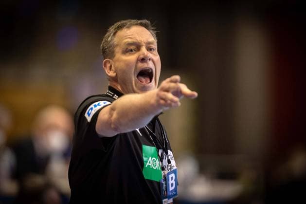 Sport Themen der Woche KW10 Sport Bilder des Tages Handball Berlin 12.03.2021 Olympiaqualifikation Olympia Qualifikation Deutschland (GER) - Schweden (SWE) Alfred Gislason (Deutschland, Trainer)