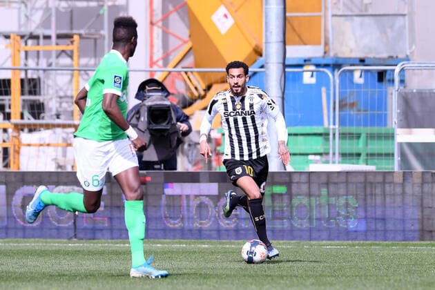 10 ANGELO FULGINI (SCO) FOOTBALL : Angers vs Saint Etienne - Ligue 1 Uber Eats - 13 03 2021 FEP Panoramic 