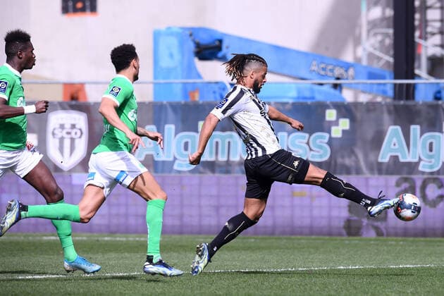 09 LOIS DIONY (SCO) FOOTBALL : Angers vs Saint Etienne - Ligue 1 Uber Eats - 13 03 2021 FEP Panoramic 