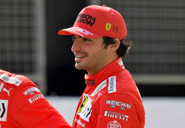 SAINZ Carlos jr. Team Scuderia Ferrari Mit LECLERC Charles FIA Formel 1 Testfahrten 2021 in Bahrain 1.Tag Am 12.03.2021 Bahrain International Circuit As-Sachir