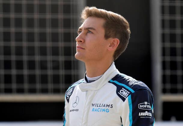 RUSSEL George F1 Team Williams FIA Formel 1 Testfahrten 2021 in Bahrain 1.Tag Am 12.03.2021 Bahrain International Circuit As-Sachir