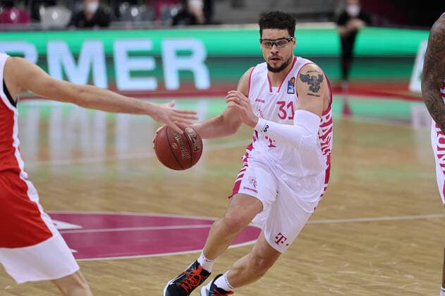 GER, Easycredit BBL, Telekom Baskets Bonn vs. Brose Bamberg 13.03.2021, Telekom Dome, Bonn, GER, Easycredit BBL, Telekom Baskets Bonn vs. Brose Bamberg, im Bild: Isaiah Philmore (Telekom Bonn 31),
