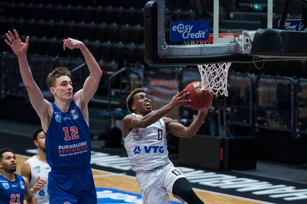 easyCredit Basketball Bundesliga, Hamburg, 13.03.2021 easyCredit Basketball Bundesliga, Hamburg Towers vs. SYNTAINICS MBC, TJ Shorts ( 0 Hamburg Towers) Copyright: xBEAUTIFULxSPORTS Mohwinkelx