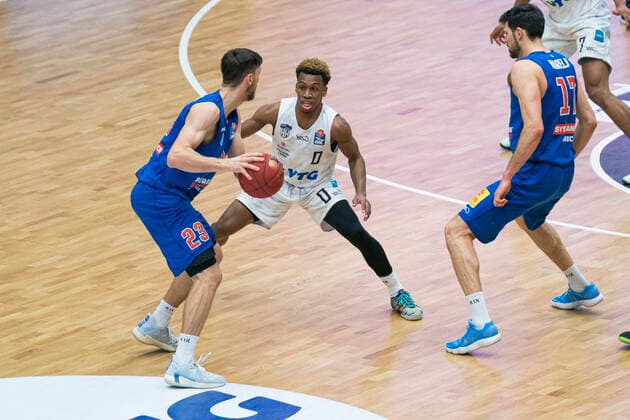 easyCredit Basketball Bundesliga, Hamburg, 13.03.2021 easyCredit Basketball Bundesliga, Hamburg Towers vs. SYNTAINICS MBC, TJ Shorts ( 0 Hamburg Towers) Copyright: xBEAUTIFULxSPORTS Mohwinkelx