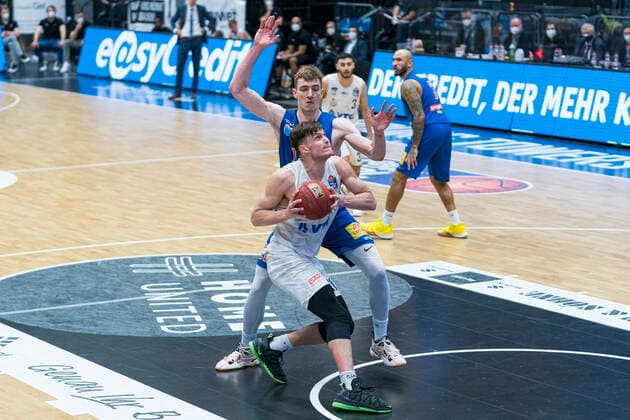 easyCredit Basketball Bundesliga, Hamburg, 13.03.2021 easyCredit Basketball Bundesliga, Hamburg Towers vs. SYNTAINICS MBC, Maik Kotsar ( 11 Hamburg Towers) Copyright: xBEAUTIFULxSPORTS Mohwinkelx