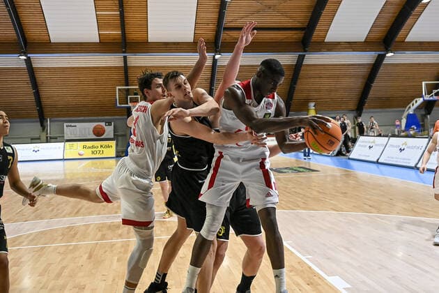 Barmer 2. Basketball Bundesliga ProB, Rheinstars Koeln vs. LOK Bernau, 13.03.2021 Karl Mamady Dia (RheinStars Koeln 11), Barmer 2. Basketball Bundesliga ProB, Rheinstars Koeln vs. LOK Bernau am 13.03.2021 in der Basketball Campus Koeln in Koeln (Nordrhein-Westfalen) Copyright: xBEAUTIFULxSPORTS Mueller-Laschetx