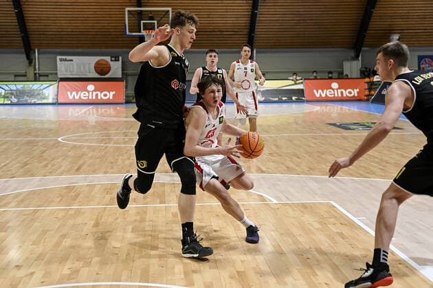Barmer 2. Basketball Bundesliga ProB, Rheinstars Koeln vs. LOK Bernau, 13.03.2021 Johann Bruno Albrecht (RheinStars Koeln 23), Barmer 2. Basketball Bundesliga ProB, Rheinstars Koeln vs. LOK Bernau am 13.03.2021 in der Basketball Campus Koeln in Koeln (Nordrhein-Westfalen) Copyright: xBEAUTIFULxSPORTS Mueller-Laschetx