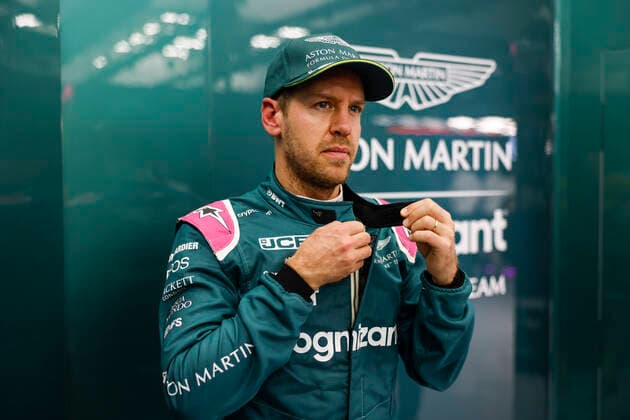 Sebastian Vettel, Aston Martin F1, during pre-season test days in Sakhir, Bahrain, March 11th 2021 EDITORIAL ONLY! Aston Martin via Kolvenbach