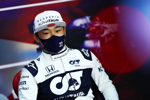 F1 Pre-season Testing 22 Yuki Tsunoda (JPN, Scuderia AlphaTauri Honda), F1 Pre-season Testing at Bahrain International Circuit on March 14, 2021 in Sakhir, Bahrain. (Photo by Dan Istitene Formula 1 Getty Images FIA Pool via HOCH ZWEI) Sakhir Bahrain International Circuit Bahrain