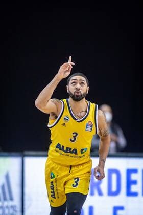 Basketball Berlin 14.03.2021 Saison 2020 2021 1. Bundesliga easyCredit BBL Alba Berlin - BG Göttingen Peyton Siva (Alba Berlin, No.03)