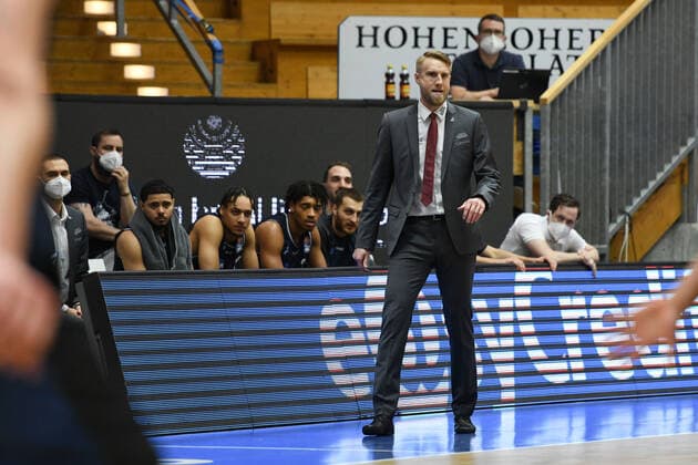 Tuomas Iisalo (HAKRO Merlins Crailsheim), GER, HAKRO Merlins Crailsheim vs. MHP Riesen Ludwigsburg, 14.03.2021, 23. Spieltag easycredit Basketball Bundesliga, Spielzeit 2020 2021. GER, HAKRO Merlins Crailsheim vs. MHP Riesen Ludwigsburg, 14.03.2021, 23. Spieltag easycredit Basketball Bundesliga, Spielzeit 2020 2021 Crailsheim Copyright: xEibnerxPressefoto MichaelxMemmlerx EP_MMR