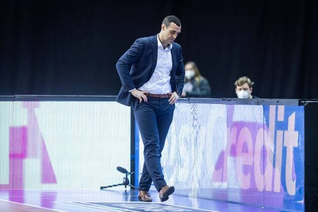 Basketball Berlin 14.03.2021 Saison 2020 2021 1. Bundesliga easyCredit BBL Alba Berlin - BG Göttingen Roel Moors (Göttingen, Trainer)