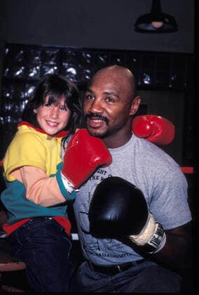 Mar. 04, 2008 - F2263.SOLEIL MOON FRYE AND MARVIN HAGLER.08-1986. - ZUMAg49_ 20080304_baf_g49_012 Copyright: xGlobexPhotosx