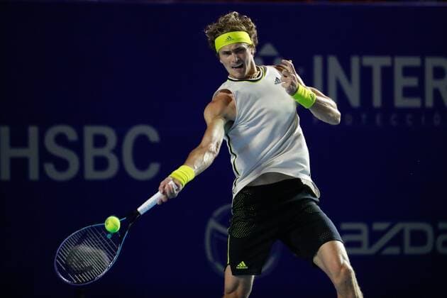 Sport Bilder des Tages The German Alexander Zverev, in action today against Carlos Alcaraz, from Spain, during the first day of activities of the Mexican Tennis Open in Acapulco, Guerrero state, Mexico, 15 March 2021. Mexican Tennis Open in Acapulco !ACHTUNG: NUR REDAKTIONELLE NUTZUNG!  Copyright: xDavidxGuzmánx MEX7063 20210316-637514674178560907