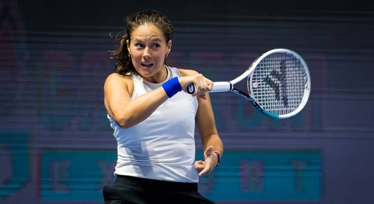 Mandatory Credit: Photo by Rob Prange Shutterstock (11800202an) Daria Kasatkina of Russia in action during the first round of the 2021 St. Petersburg Ladies Trophy WTA, Tennis Damen 1000 tournament WTA St Petersburg Ladies Trophy, Tennis, St Petersburg, Russia - 16 Mar 2021 WTA St Petersburg Ladies Trophy, Tennis, St Petersburg, Russia - 16 Mar 2021  Copyright: xRobxPrange Shutterstockx 11800202an