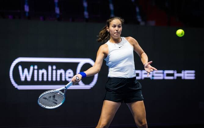 Mandatory Credit: Photo by Rob Prange Shutterstock (11800202bh) Daria Kasatkina of Russia in action during the first round of the 2021 St. Petersburg Ladies Trophy WTA, Tennis Damen 1000 tournament WTA St Petersburg Ladies Trophy, Tennis, St Petersburg, Russia - 16 Mar 2021 WTA St Petersburg Ladies Trophy, Tennis, St Petersburg, Russia - 16 Mar 2021  Copyright: xRobxPrange Shutterstockx 11800202bh