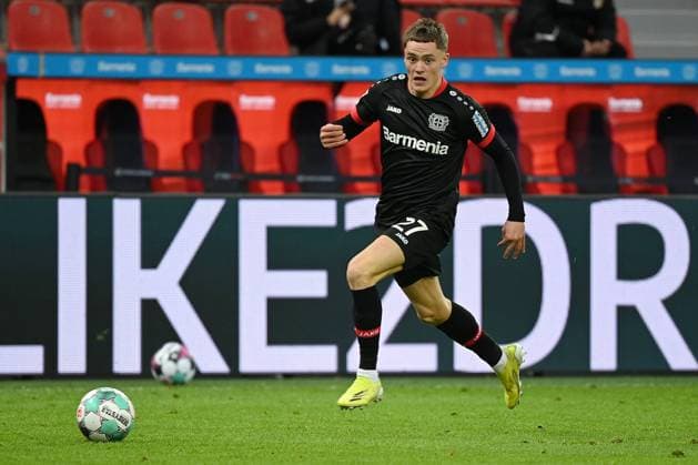 Leverkusen, Bayarena, 14.03.21, GER, Herren, 1.Bundesliga, Saison 2020-2021, Bayer 04 Leverkusen - DSC Arminia Bielefeld Bild: Florian Wirtz (Leverkusen) NRW Deutschland