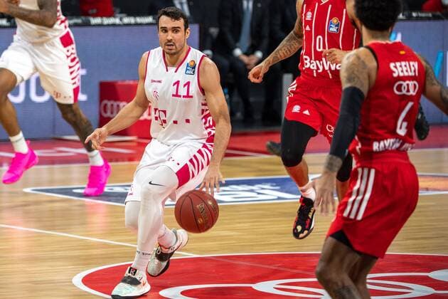 Anthony DiLeo 11 (Telekom Baskets Bonn), FC Bayern Basketball vs. Telekom Baskets Bonn, BBL, 16.03.2021 Muenchen Bayern Deutschland
