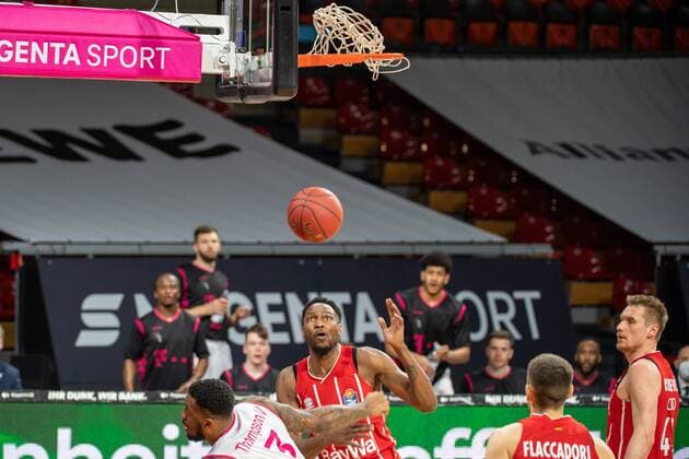 JaJuan Johnson 25 (FC Bayern), FC Bayern Basketball vs. Telekom Baskets Bonn, BBL, 16.03.2021 Muenchen Bayern Deutschland