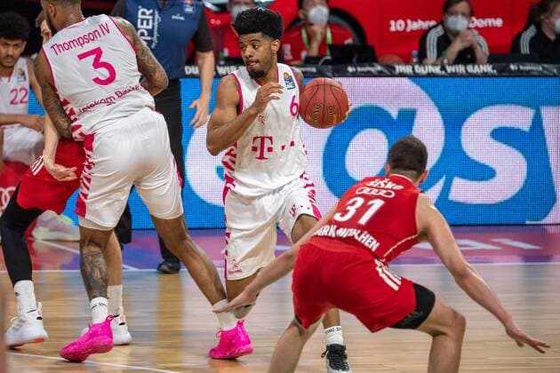 Jalen Hudson 6 (Telekom Baskets Bonn), FC Bayern Basketball vs. Telekom Baskets Bonn, BBL, 16.03.2021 Muenchen Bayern Deutschland