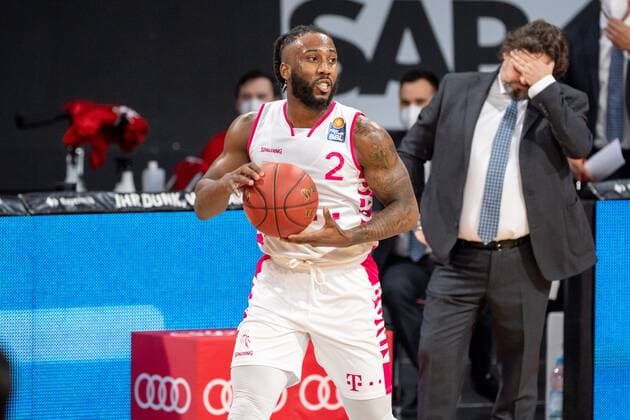 Xavier Pollard 2 (Telekom Baskets Bonn), FC Bayern Basketball vs. Telekom Baskets Bonn, BBL, 16.03.2021 Muenchen Bayern Deutschland