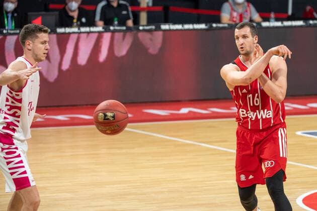 Paul Zipser 16 (FC Bayern), FC Bayern Basketball vs. Telekom Baskets Bonn, BBL, 16.03.2021 Muenchen Bayern Deutschland