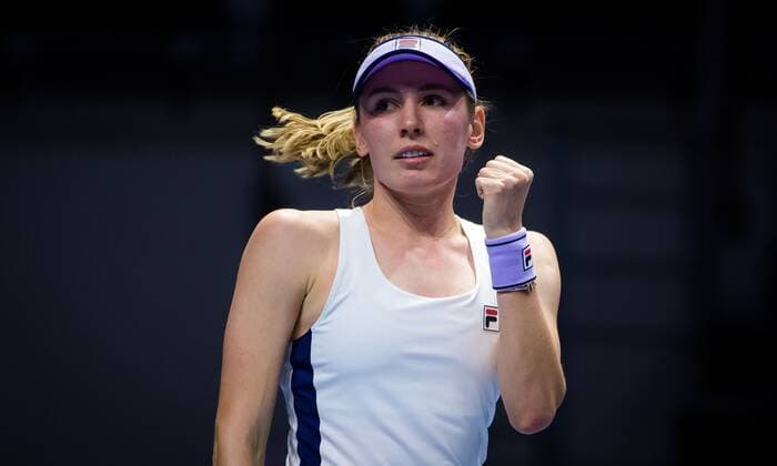 Mandatory Credit: Photo by Rob Prange Shutterstock (11803318ee) Ekaterina Alexandrova of Russia in action during the second round of the 2021 St. Petersburg Ladies Trophy WTA, Tennis Damen 500 tournament WTA St Petersburg Ladies Trophy, Tennis, St Petersburg, Russia - 17 Mar 2021 WTA St Petersburg Ladies Trophy, Tennis, St Petersburg, Russia - 17 Mar 2021  Copyright: xRobxPrange Shutterstockx 11803318ee