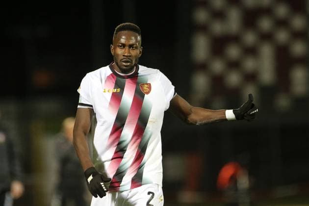 Photo Paola Garbuio LaPresse 16 March, 2021 Cittadella (PD) Italy soccer Cittadella vs Salernitana - Italian Football Championship League BKT 2020 2021 - Tombolato stadium. In the pic:coulibaly mamadou  Copyright: xPaolaxGarbuio LaPressex
