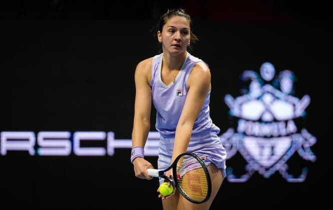 Mandatory Credit: Photo by Rob Prange Shutterstock (11803319d) Margarita Gasparyan of Russia in action during the second round of the 2021 St. Petersburg Ladies Trophy WTA, Tennis Damen 500 tournament WTA St Petersburg Ladies Trophy, Tennis, St Petersburg, Russia - 18 Mar 2021 WTA St Petersburg Ladies Trophy, Tennis, St Petersburg, Russia - 18 Mar 2021  Copyright: xRobxPrange Shutterstockx 11803319d