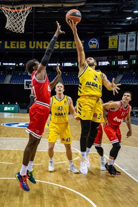 Basketball Berlin 18.03.2021 Saison 2020 2021 Euroleague Regular Season Alba Berlin - Olympiakos Piräus Peyton Siva (Alba Berlin, No.03)