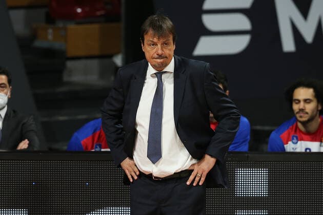 Cheftrainer Ergin Ataman (Istanbul) GER, FC Bayern Basketball vs. Anadolu Efes Istanbul, Basketball, EuroLeague, 30. Spieltag, Saison 2020 2021, 19.03.2021, GER, FC Bayern Basketball vs. Anadolu Efes Istanbul, Basketball, EuroLeague, 30. Spieltag, Saison 2020 2021, 19.03.2021, Muenchen Copyright: xEIBNER MarcelxEngelbrechtx EP_EER