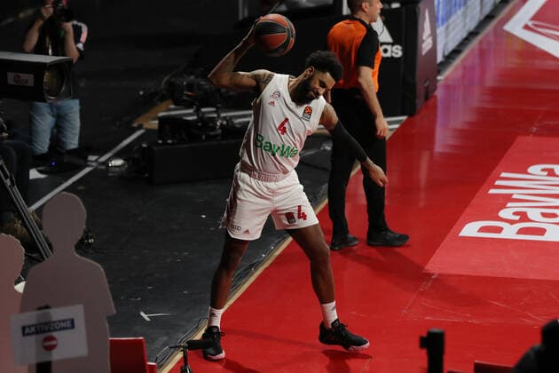 Dennis Seeley (Muenchen) GER, FC Bayern Basketball vs. Anadolu Efes Istanbul, Basketball, EuroLeague, 30. Spieltag, Saison 2020 2021, 19.03.2021, GER, FC Bayern Basketball vs. Anadolu Efes Istanbul, Basketball, EuroLeague, 30. Spieltag, Saison 2020 2021, 19.03.2021, Muenchen Copyright: xEIBNER MarcelxEngelbrechtx EP_EER