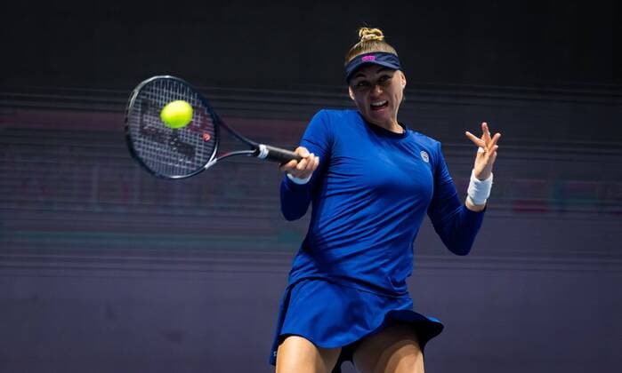 Mandatory Credit: Photo by Rob Prange Shutterstock (11803321s) Vera Zvonareva of Russia in action during the semi-finals of the 2021 St. Petersburg Ladies Trophy WTA, Tennis Damen 500 tournament WTA St Petersburg Ladies Trophy, Tennis, St Petersburg, Russia - 20 Mar 2021 WTA St Petersburg Ladies Trophy, Tennis, St Petersburg, Russia - 20 Mar 2021  Copyright: xRobxPrange Shutterstockx 11803321s