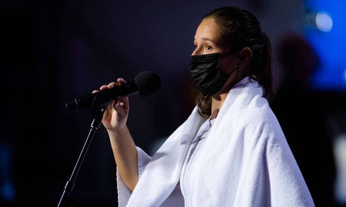 Mandatory Credit: Photo by Rob Prange Shutterstock (11803321bm) Daria Kasatkina of Russia in action during the semi-finals of the 2021 St. Petersburg Ladies Trophy WTA, Tennis Damen 500 tournament WTA St Petersburg Ladies Trophy, Tennis, St Petersburg, Russia - 20 Mar 2021 WTA St Petersburg Ladies Trophy, Tennis, St Petersburg, Russia - 20 Mar 2021  Copyright: xRobxPrange Shutterstockx 11803321bm