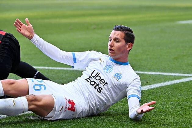 26 FLORIAN THAUVIN (OM) - DECEPTION FOOTBALL : Nice vs Marseille - Ligue 1 Uber Eats - 20 03 2021 FEP Panoramic 